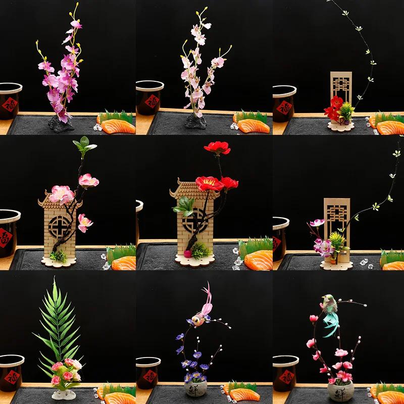 

тарелка с морепродуктами поднос блюдо морепродукты украшения цветы поделки кухня отель фастфуд суши кухня декоративные кастрюли украшенные птицы