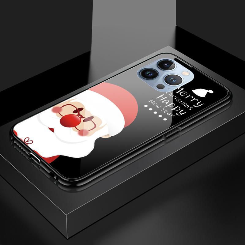 Tempered Glass Phone Case For OPPO Reno13 Reno14 Realme 11 12Pro 14 GTNeo6 C21Y C53 C75 OnePlus Nord2 NordCE3Lite Soft Edge Shockproof Smooth Shell