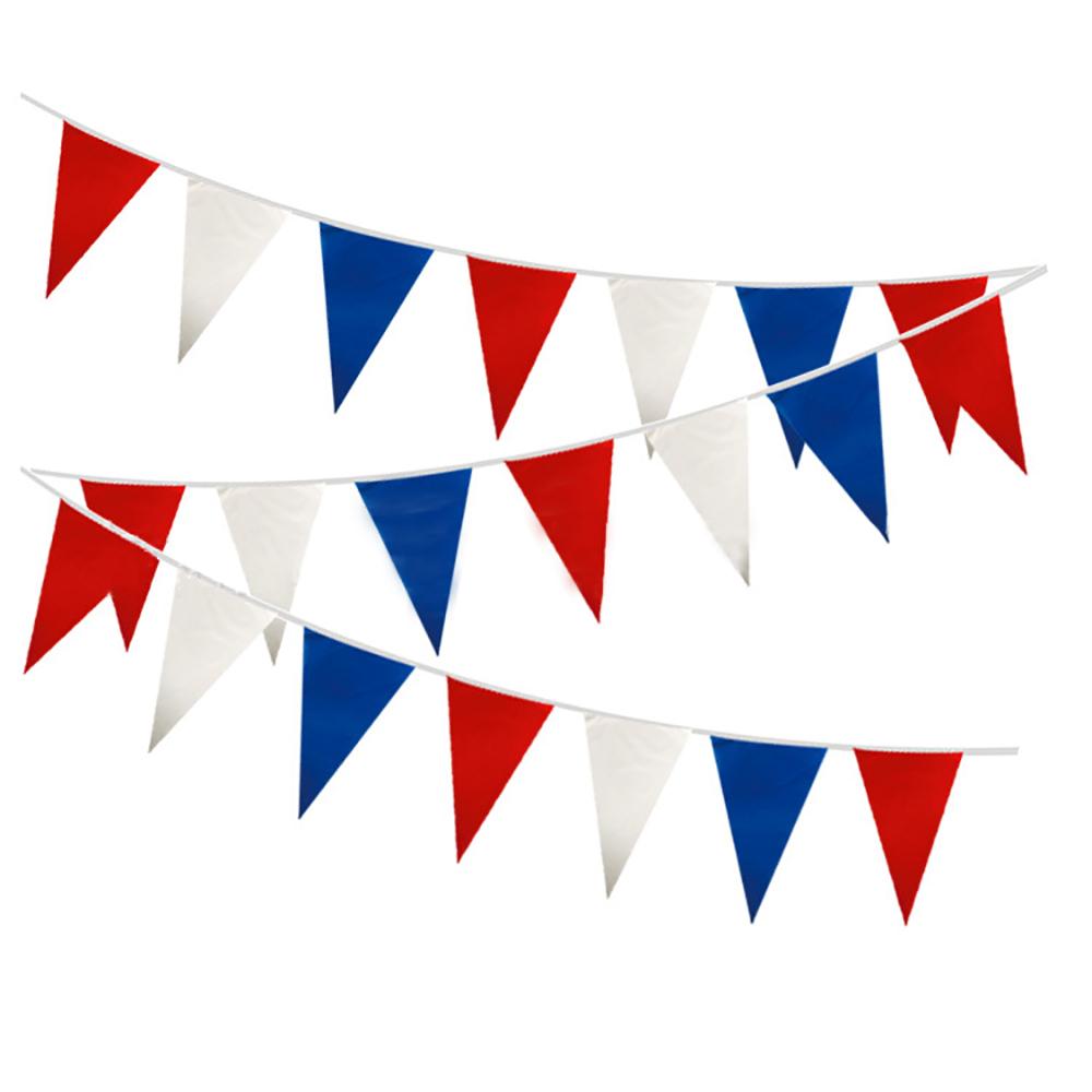 Jubilee Decorations 18M Outdoor Flag Bunting Street Party 50 Colorful flags