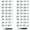 Per Serie 5 E39 E60 E61 F10 F11 G30 520d 523d 525i 528i 530e 535i 540e Styling Auto Emblema Lettere Baule Logo Coperchio Posteriore Nero