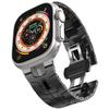 Titanium Color Stainless Steel Strap For Apple Watch Ultra 49mm 10 9 8 7 6 5 4 SE Luxury Metal Wristband Belt iWatch 46/42/45/41/44/40mm Correa