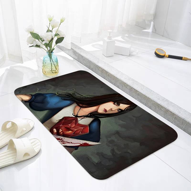 Game A-Alice Madness Returns Floor Mat For Living Room Cushions Modern Soft Fluffy Home Rug For Children's Bedroom Play Carpet