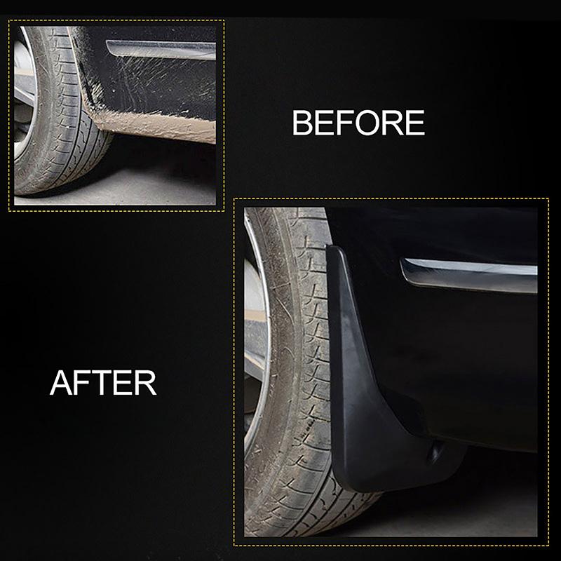 4 bucăți/set apărători de noroi pentru roți de mașină Accesorii pentru mașini apărători de protecție pentru roți din față spate Flares potrivite pentru BYD Yuan Plus Atto 3 EV