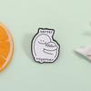 Better Together Hug Enamel Pin Funny Cartoon Characters Kindness Vibes Brooch Lapel Badge Fashion Jewelry Gift for Friends