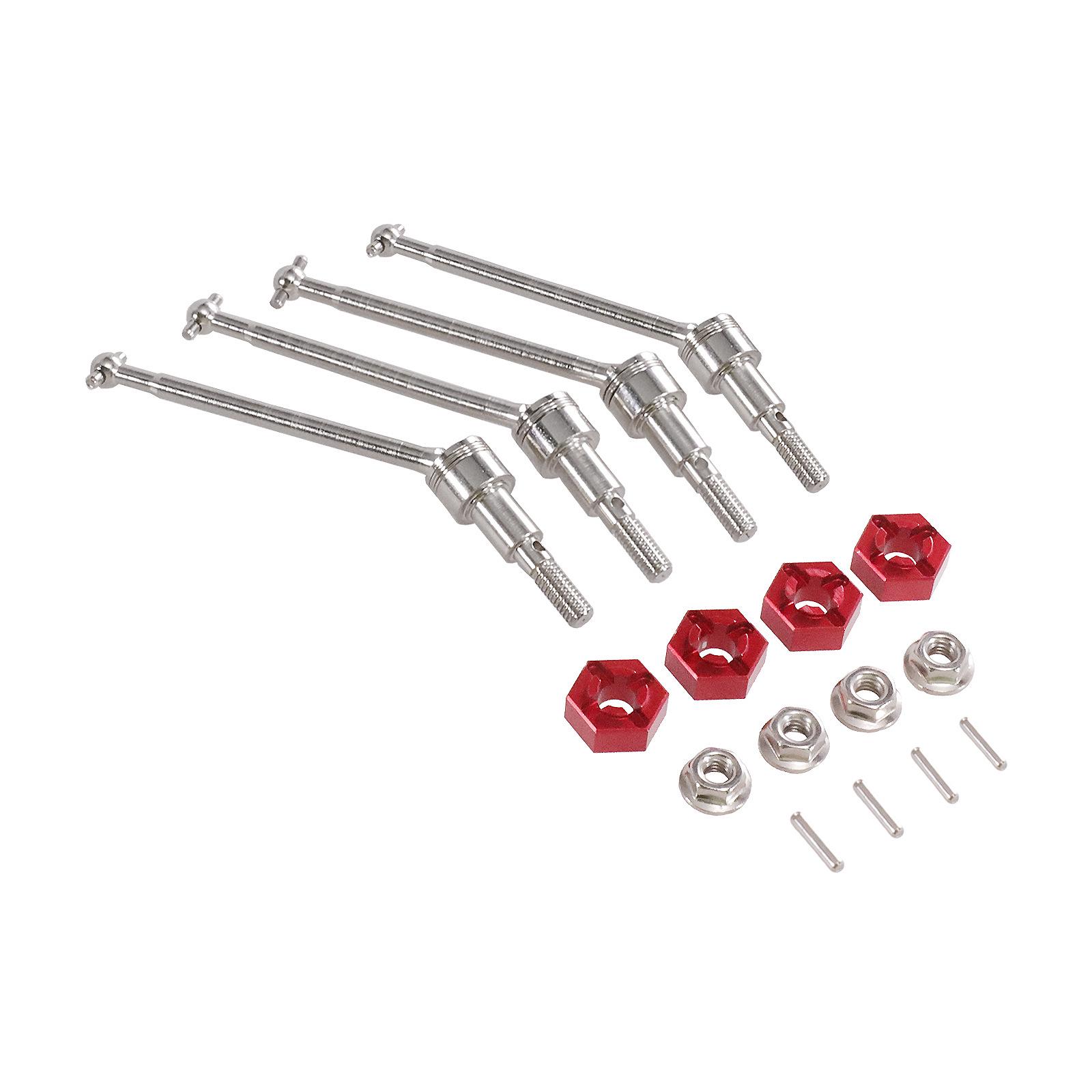 

Suchengyu RC Car Front & Rear Wheel Drive Shaft Coupler 201 Q130 Model 16101/102/103/312 срібний