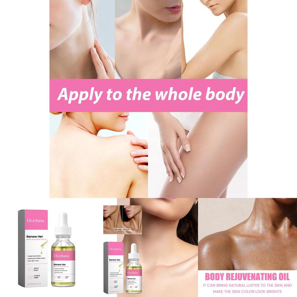 Oceaura Radiant Body Brightening Oil For Moisturizing Hydrated Skin And Even Tone