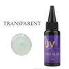 Hair Extension 3-5s Curing UV Hair Glue Hair Extensions Tools Kit 30g UV Glue with 30ml Hair Bonding Glue Remover 20W UV LED Lamp
