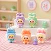9pcs/Set Doubao Figure Toy Mini Butterfly Knot Rabbit Figurine Desktop Decoration Ornaments Toys Boys Girls Christmas Gifts