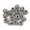10pcs/lot Alloy Large Holes Beads Simple Pendant Charm Beads Fit DIY Original Bracelet Jewelry Making Accessories