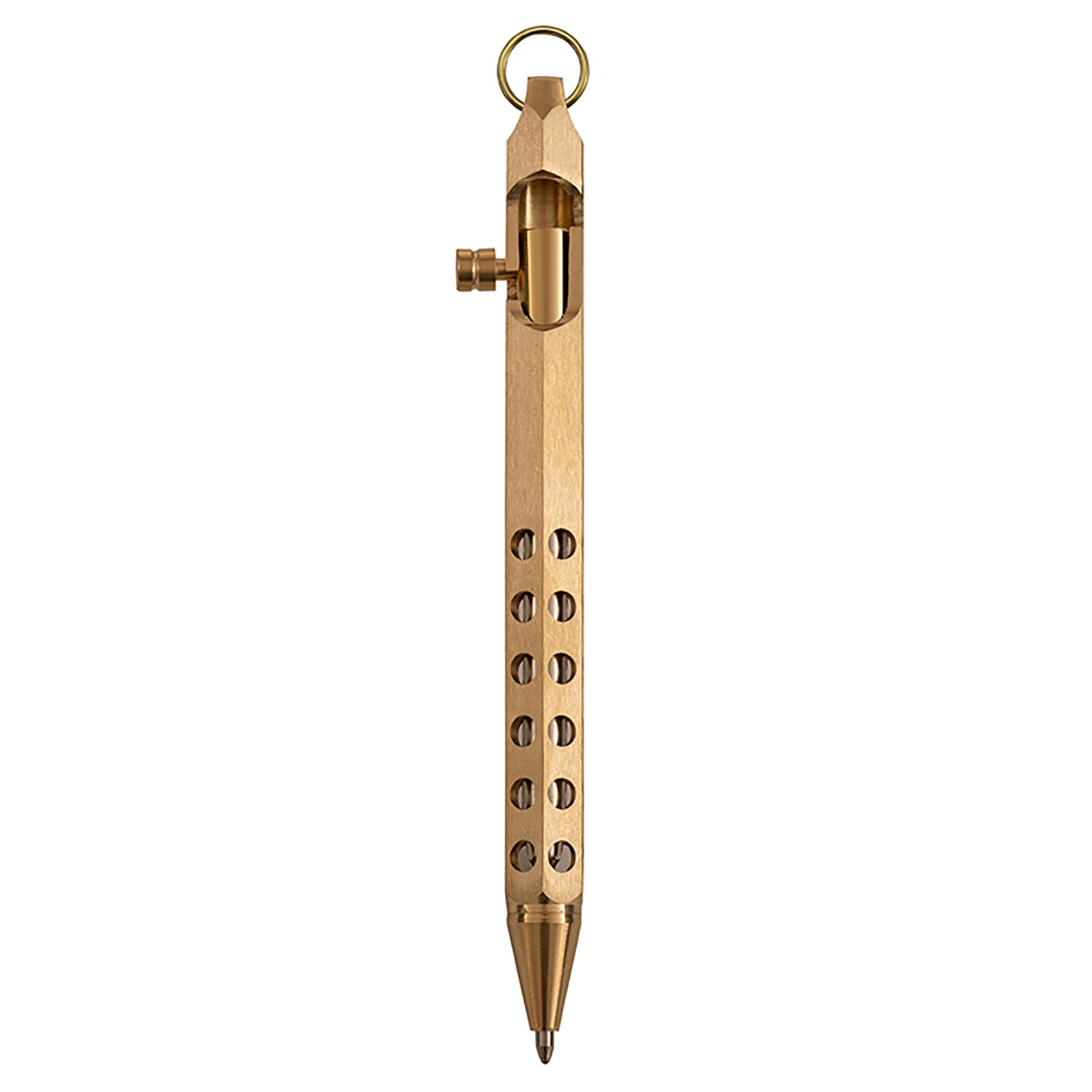 New Arrival 2 Colors Available Luxury Fancy Metal Heavy Ballpoint Pen with 1.0mm Nib Personalized logo медный