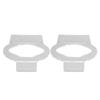 2Pcs Basketball Rack Acrylic Lightweight Small Stable Ball Wall Mount for Home Shop GymnasiumTransparent