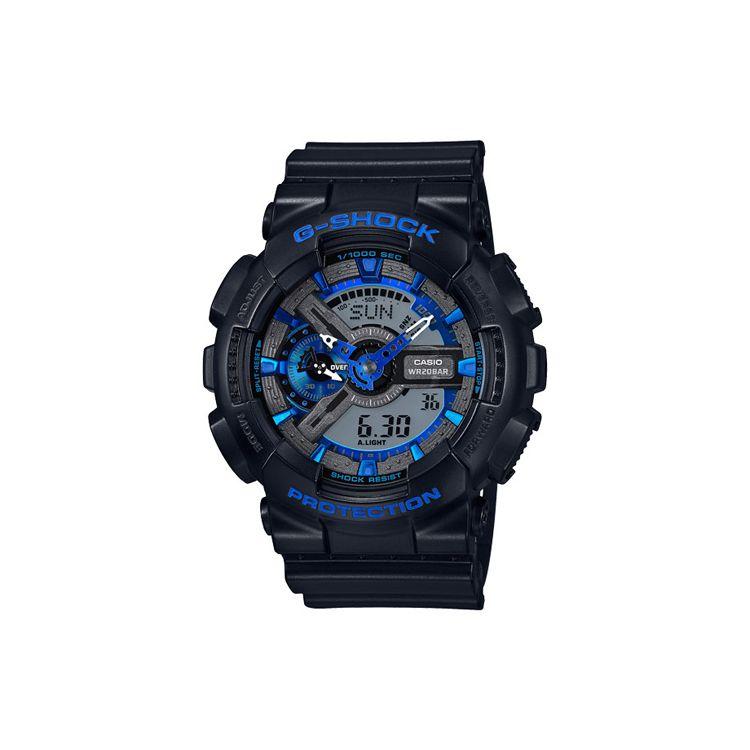 

Casio G-Shock Theme Series Shock Resistant Magnetic Resistant Waterproof Sports Watch Quartz Movement Resin Strap Men watches Black GA-110CB-1A Black Strap
