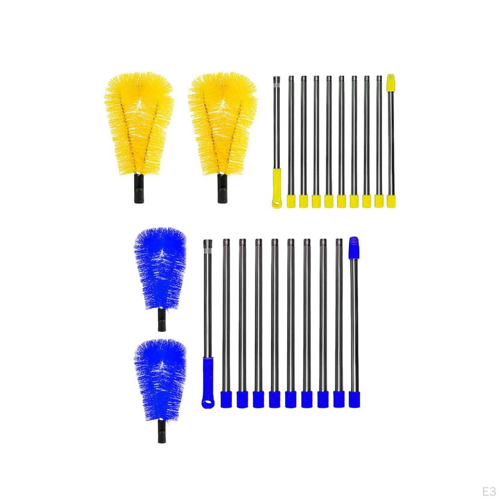 12 Pieces Gutter Cleaning Brush Bundle Tools From The Ground RV Rain