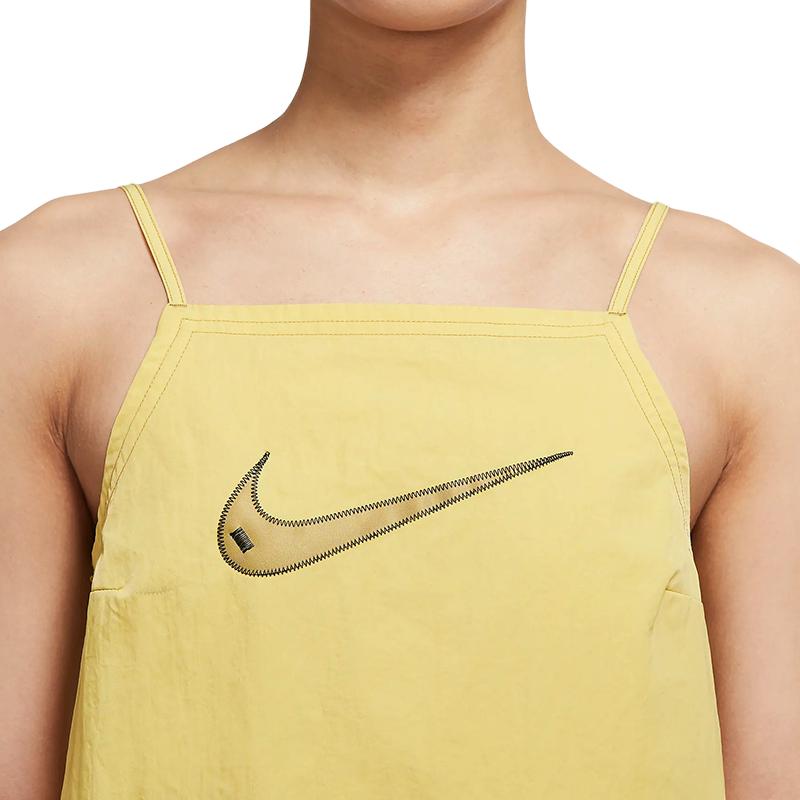 Nike Slip Dresses Women's Yellow Thin Mid Length DM6743-304