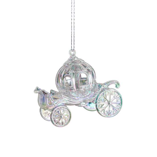 Christmas Tree Ornament Snowflake Deer Bird Icicle Design Sparkling Hanging Decoration Festive Holiday Season Home Decor