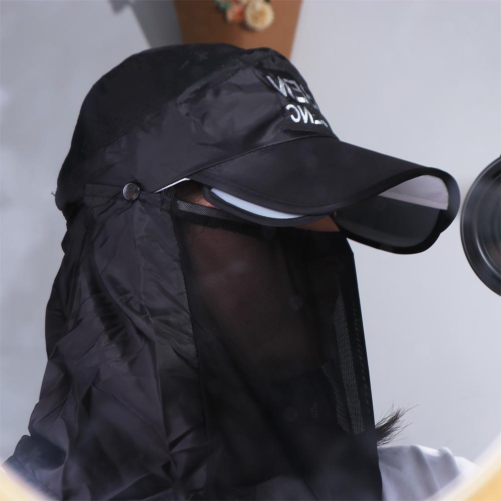 Breathable Wide Brim Bucket Cap UV Protection Bucket Hat with Neck Cover Sun Hat  Outdoor Sports