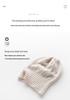 Women's 100% Pure Cashmere Cable Knit Hat, Autumn/Winter Korean Style Turban Hat - New Fashion Warm Hat