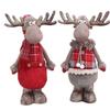 Soft Christmas Elk Telescopic Doll Festival Merry Christmas Decoration  New Year Supplies