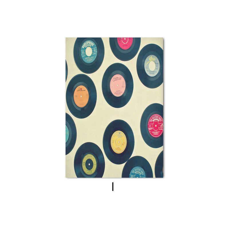 Kytara Klavír Plakáty a grafiky Hudební nástroje Tištěný obraz na plátně Moderní nástěnný obraz pro hudebníka Home Decor
