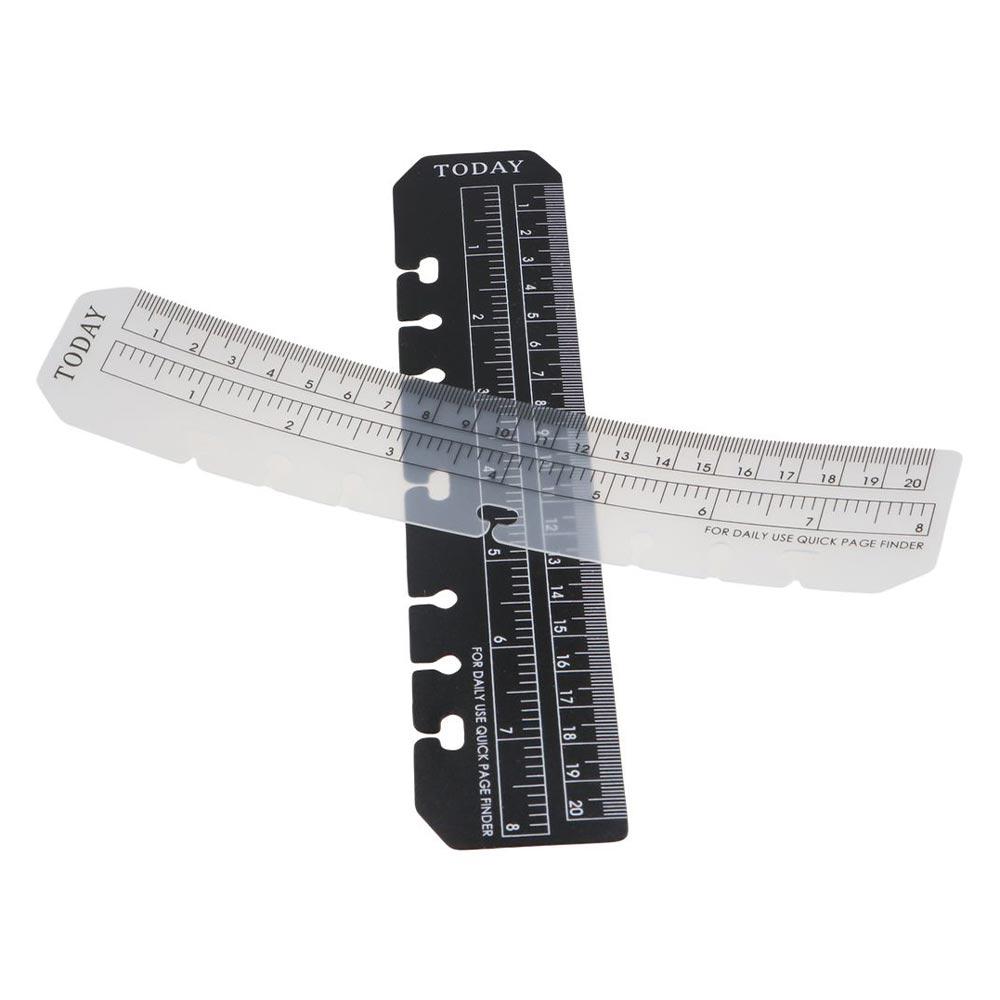 Straight Ruler Loose Leaf Notebook Bookmark Ruler Index Ruler Separator Drafting Drawing Ruler