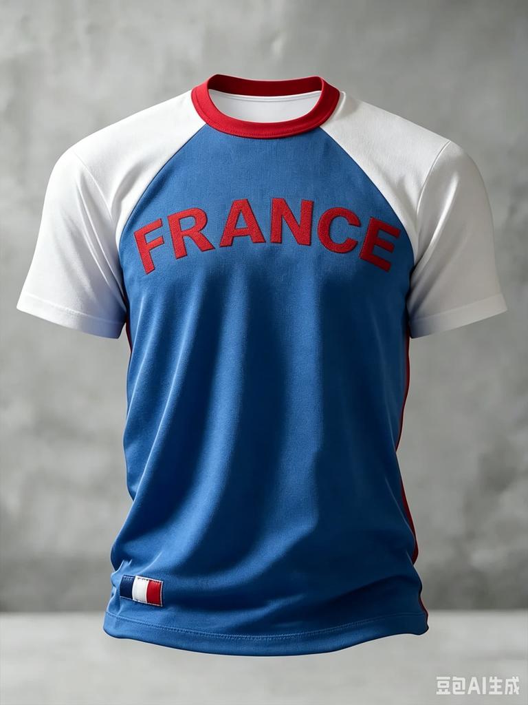 Koszulka Piłkarska Vintage Francja Dziedzictwo Nadruk Złoty Logo Koguta Trójkolorowy Rękaw Krótki Rękaw Męska 2026 Koszulka Kibica