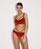 VINAJ Strap Velvet Basic Panties (Red)