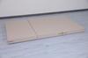 Gymnastic mattress Satellite 180x100x10 cm three-piece - beige