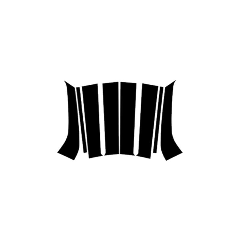 

8 шт. Накладки на стойки окон автомобиля для Ford Everest U375 UA Endeavo 2016~2025, стойки B, наклейка на дверь, черная наклейка, аксессуары чёрный