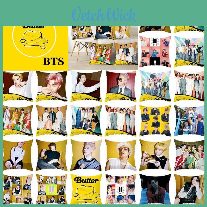 Cozy And Stylish Bts Bangtan Boys Cushion Cover For Home Decor And Comfort