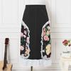 ZANZEA Women Casual Lace Splice Summer Floral Midi Skirts