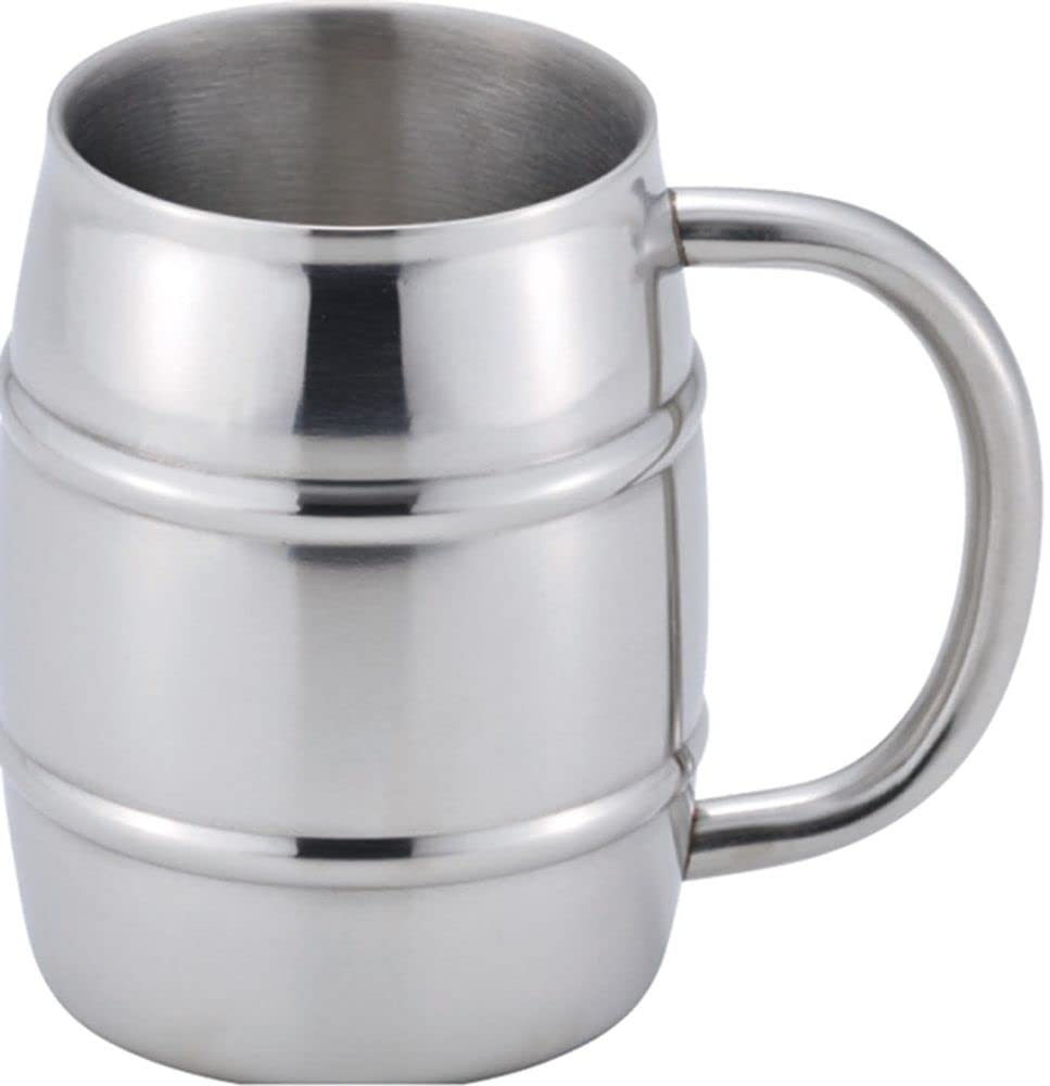 

Kakusei Vacuum Duplex for Barrel Can Mug 350ml Silver