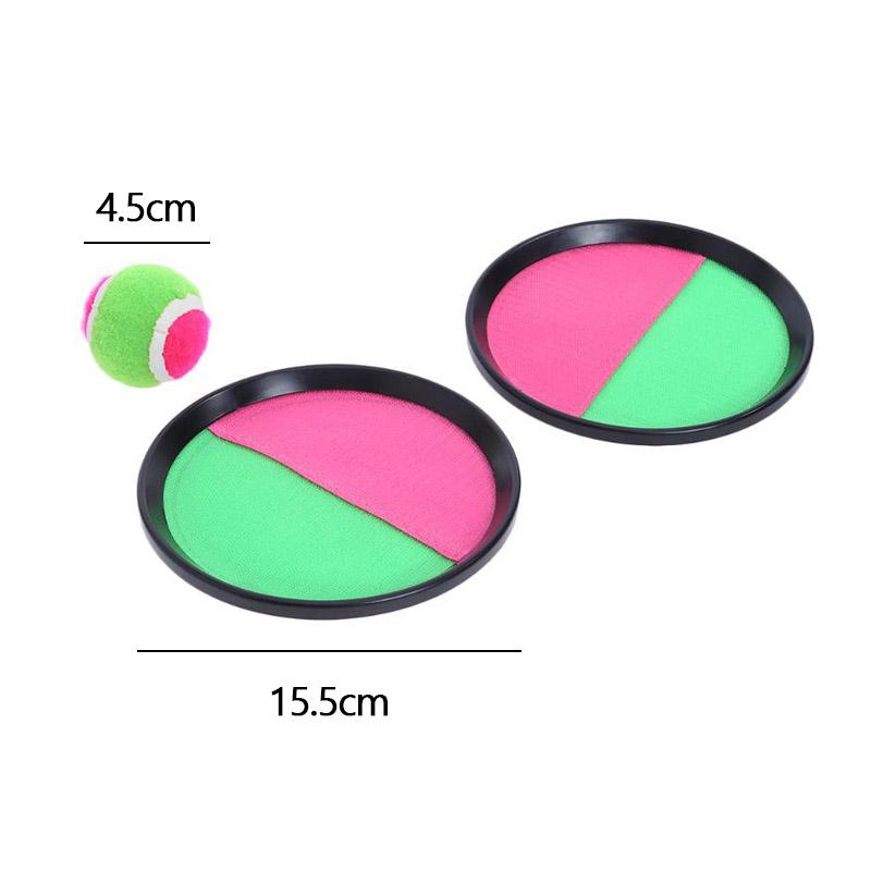 1Sada Kids Sucker Sticky Ball Toy Outdoor Sports Chyťte míčovou hru Set Házejte a chyťte rodiče a děti Interaktivní venkovní hračky