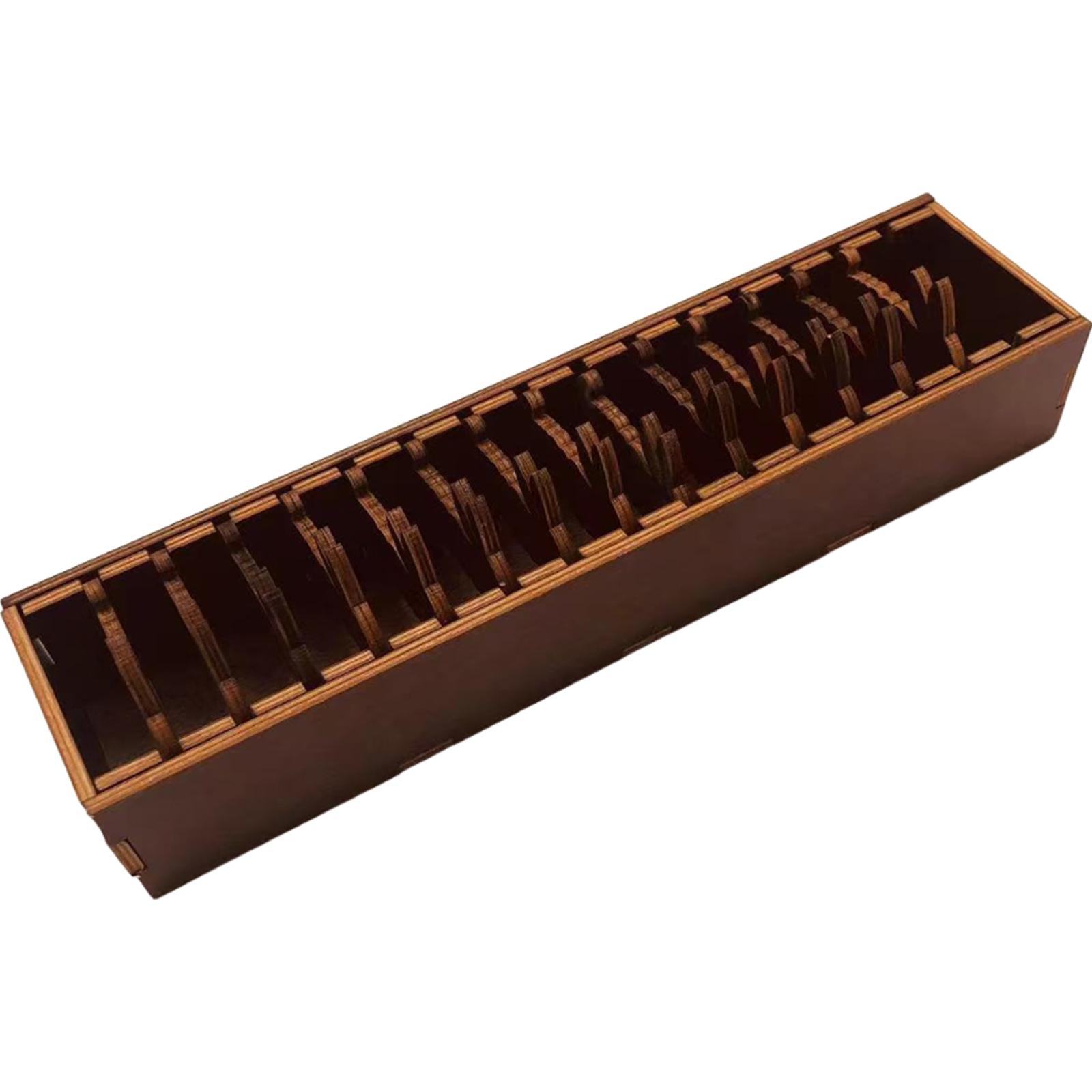 

Wooden Bobbin Set with Animal Shapes Embroidery Floss Organizer Box Craft Storage Tool