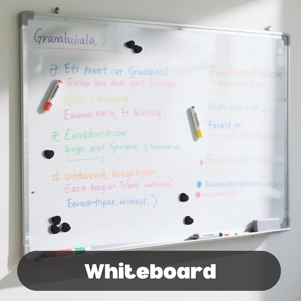 20pcs Fridge Magnets - Heart Heavy Duty Refrigerator Magnets for Whiteboard, Kitchen, School & Office - Cute Strong Small Magnets, Decorative Mini