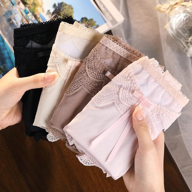 Sexy Pure Desire Transparenter Mesh Großer Slip Dreieck Damenunterwäsche