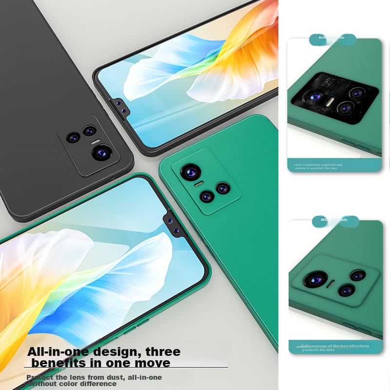 Phone Case Compatible with Vivo S10/S10 Pro, Universal Protective Cover, Full Lens Protection, Upgraded Frosted Anti-Drop Silicone Soft Case And Wome
