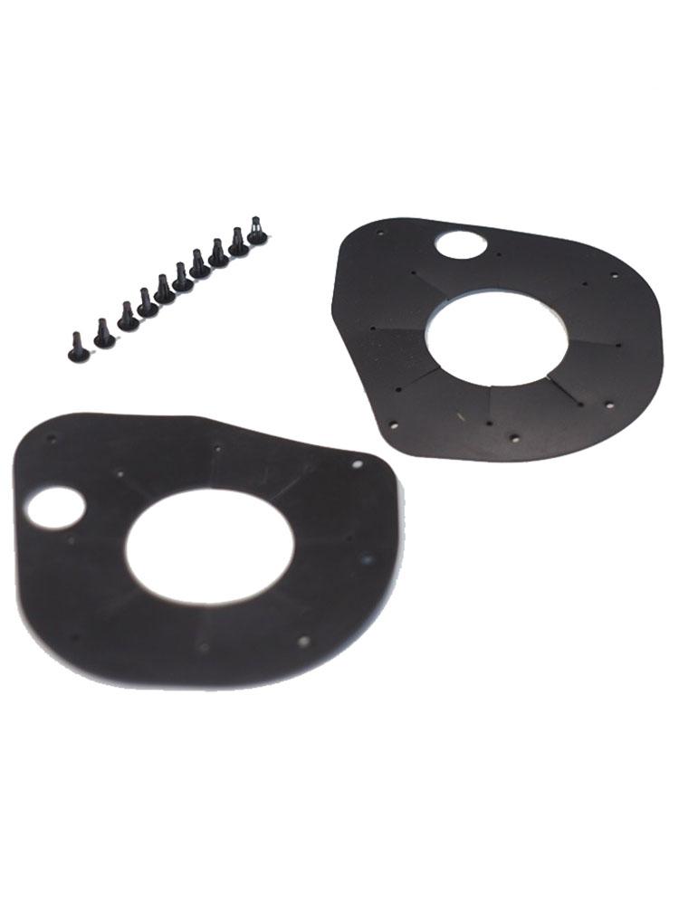 

For 88-04 Nissan Safari Patrol Y60 GR headlight base rubber dustproof buffer pad, anti-sand and gravel corrosion resistant. чорний