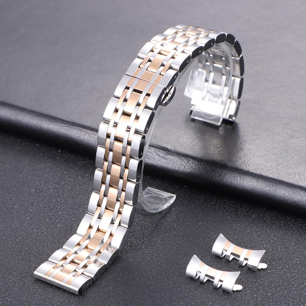 12/14/16/18/19/20/21/22/24mm Metal Strap for Tissot for Citizen for Longines Watch Stainless Steel Band for Amazfit Wristband