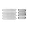 8/4pcs Universal Metal Mesh Anti Dust Proof Adhesive Net Cover Sticker Mobile Phone Anti-dust Cover Kit Protecters for IPhone 15