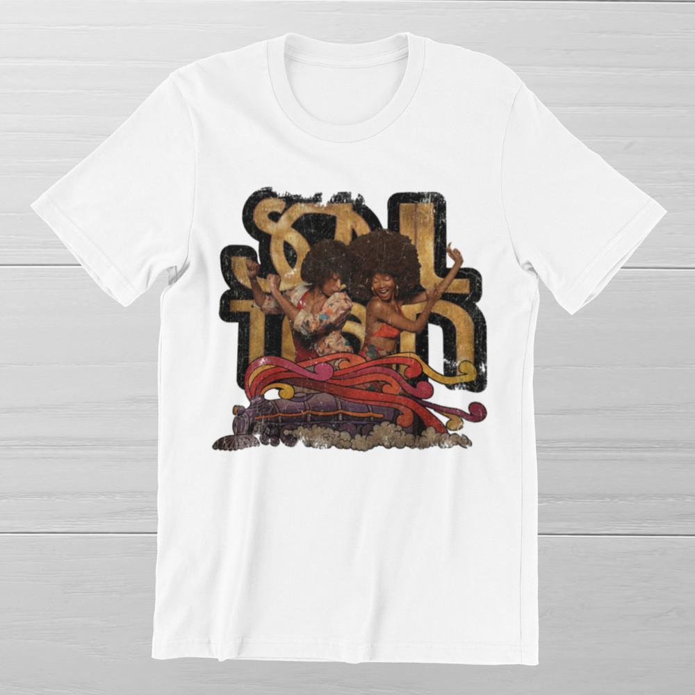 

SOUL TRAIN Dancing Girls TSOP on Ring Spun Cotton Tee Unisex T-Shirt XXXXL