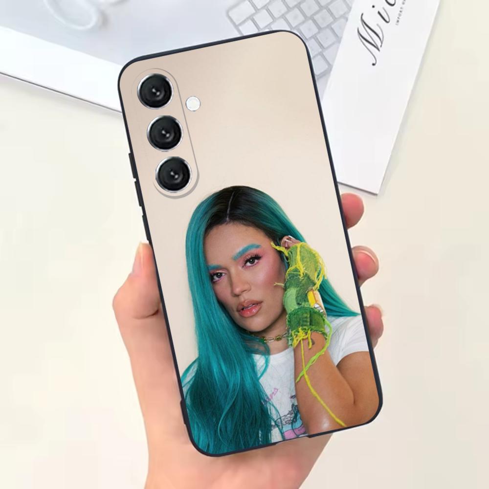 Karol G Dibujos Animados Phone Case For Samsung Galaxy A13,A21s,A22,A31,A32,A52,A53,A71,A80,Soft Black Shell