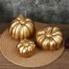 Pumpkin Autumn Decors Outdoor Gold Pumpkins Decorative Pumpkins Halloween Pumpkin Decors Artificial Pumpkins Fall Decors