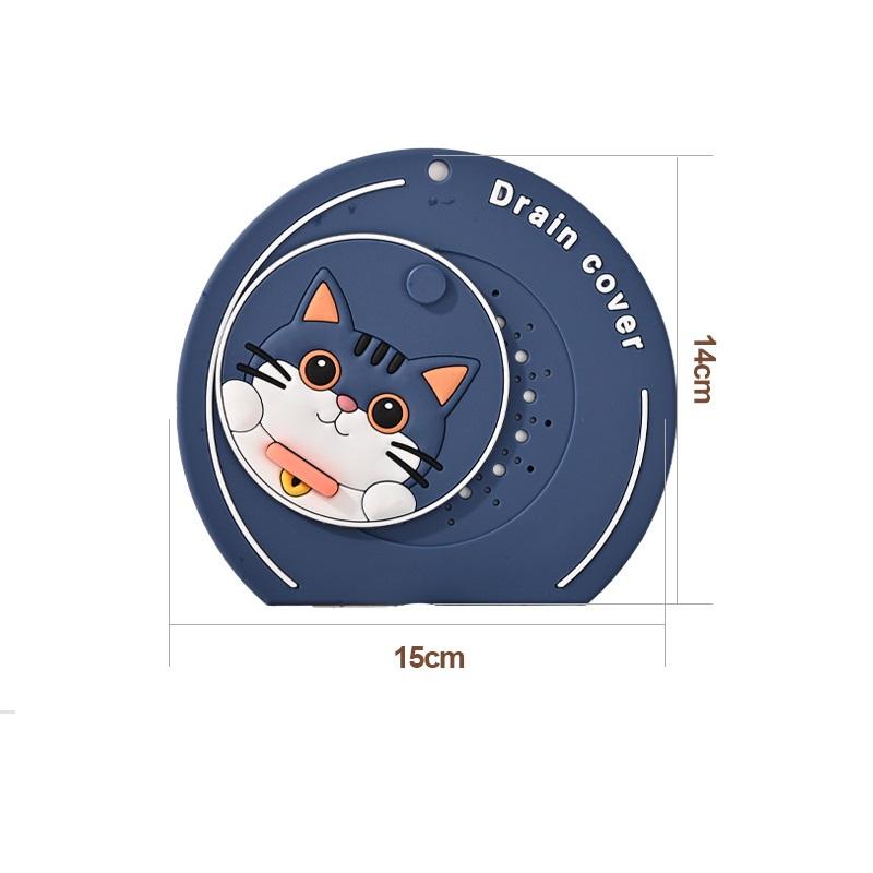 Floor Drain Cover Reusable Drain Stopper Sewer Pipe Cover Anti-Odor Bathtub Shower Drain Plug Universal
