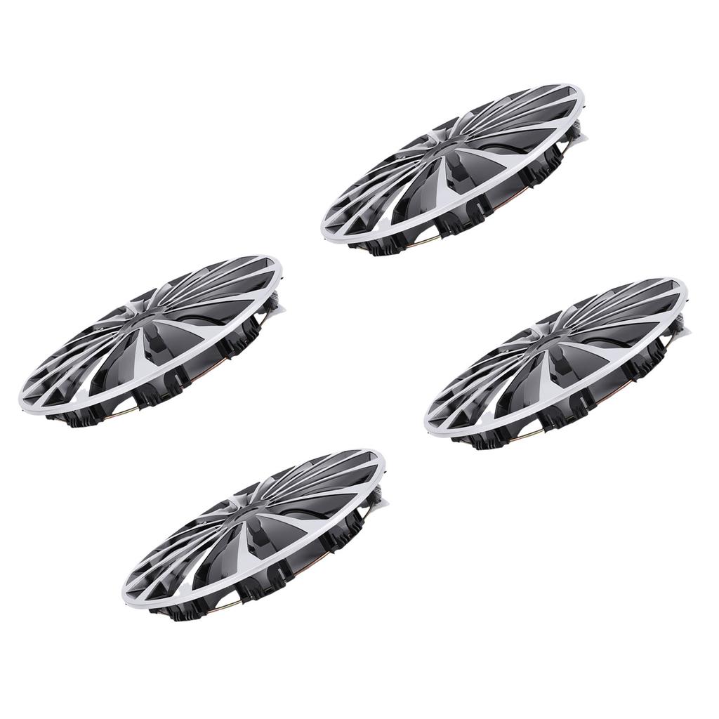 4 szt. 15-calowe Kołpaki Kół Pełne Stylowy Wygląd Dopasowanie do Felgi R15 dla Większości Samochodów Ciężarówek SUV