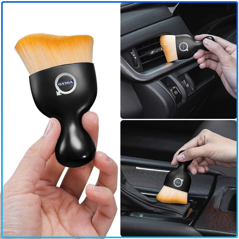 1x Car interior Cleaning Soft Brush Dust Remover Tool For Volvo XC90 XC60 XC40 V40 V50 V60 S40 S50 S60 S70 S80 S90 240 C70 Vnl Truck