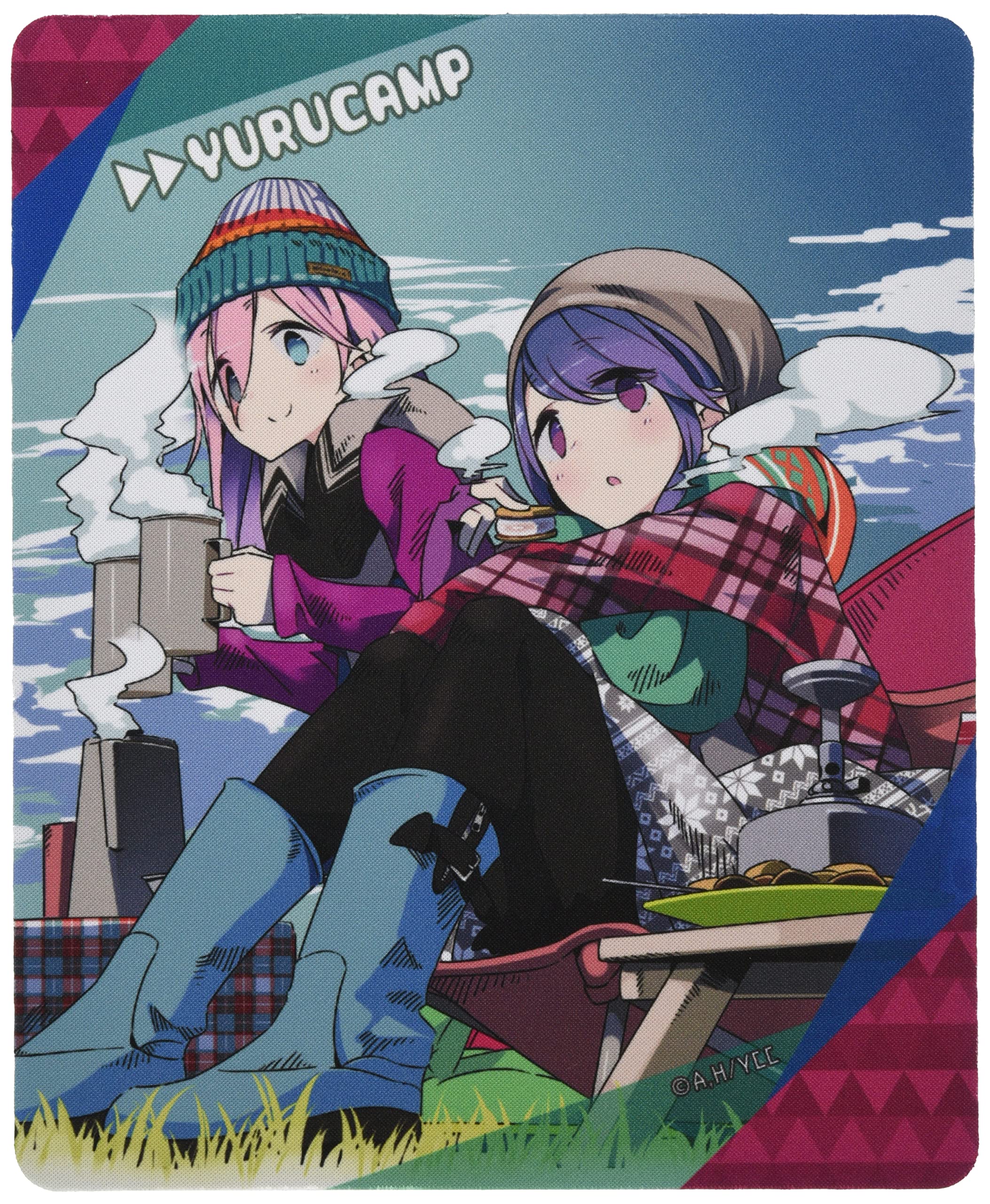 

Laid-back Camp Rubber Mouse Pad Ver.2 Design 03 (Nadeshiko Kagamihara & Rin ShimaA)