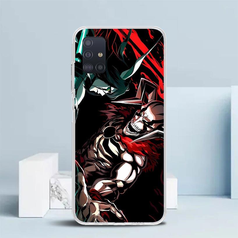 Kurosaki Ichigo Bleach Soft Cover for Samsung Galaxy S25 Edge S26 S24 S23 Ultra Phone Case S22 S21 Plus S20 FE Print Pattern She