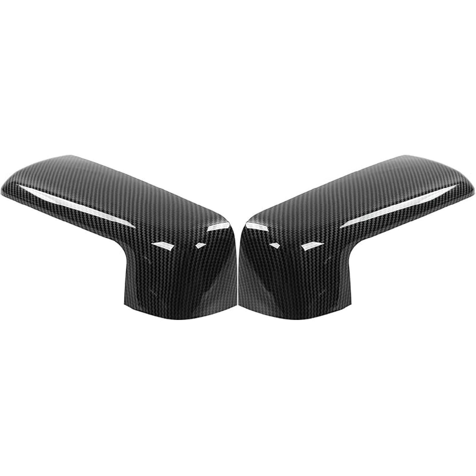 Top Half Mirror Cover, Left Right Outer Rearview Wing Mirror For 1500 2019-2022 For 1500 2019-2022 (Carbon Fiber) Carbon Fiber Style