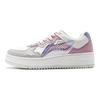 Li Ning Qi Feng Shock Absorption Comfortable Non-Slip Wear-Resistant Low-Top Casual Shoes Women Sneakers White Pink Gray AGCT380-4