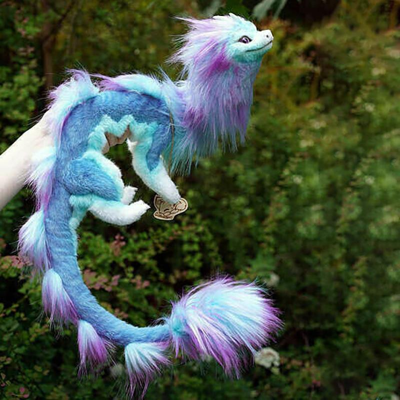 Creative Cartoon Sisu Dragon Plush Doll  Raya The Last Dragon Stuffed Animal Toy Hobby Gift